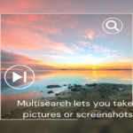 google multi-search and in-video search
